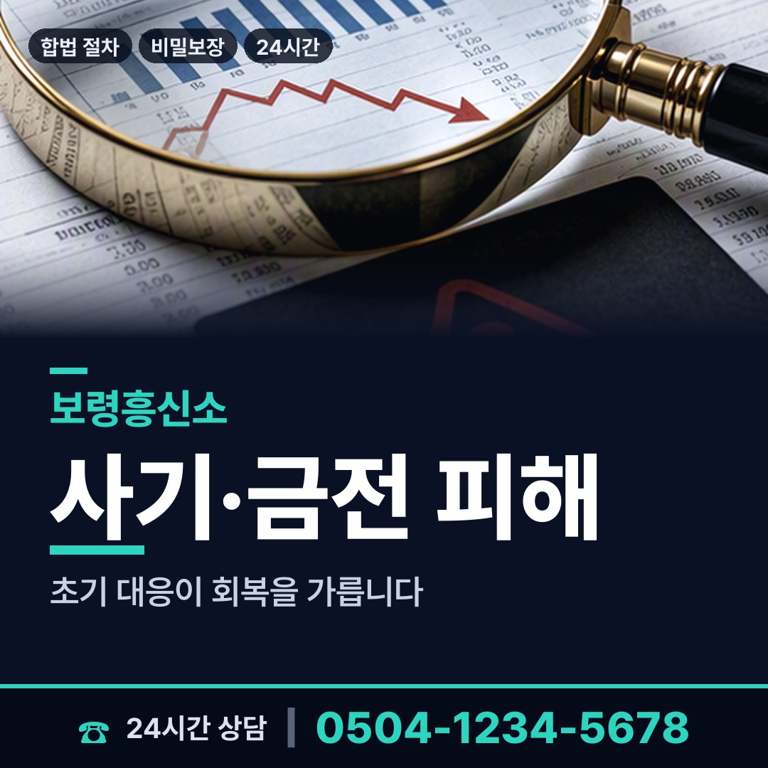 보령 웅천읍 탐정사무실 상담 안내